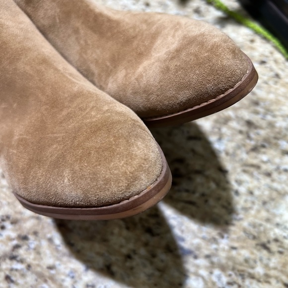 Sarto by Franco Sarto Seville Leather Brown Chelsea Booties Boots 9 - Picture 9 of 12